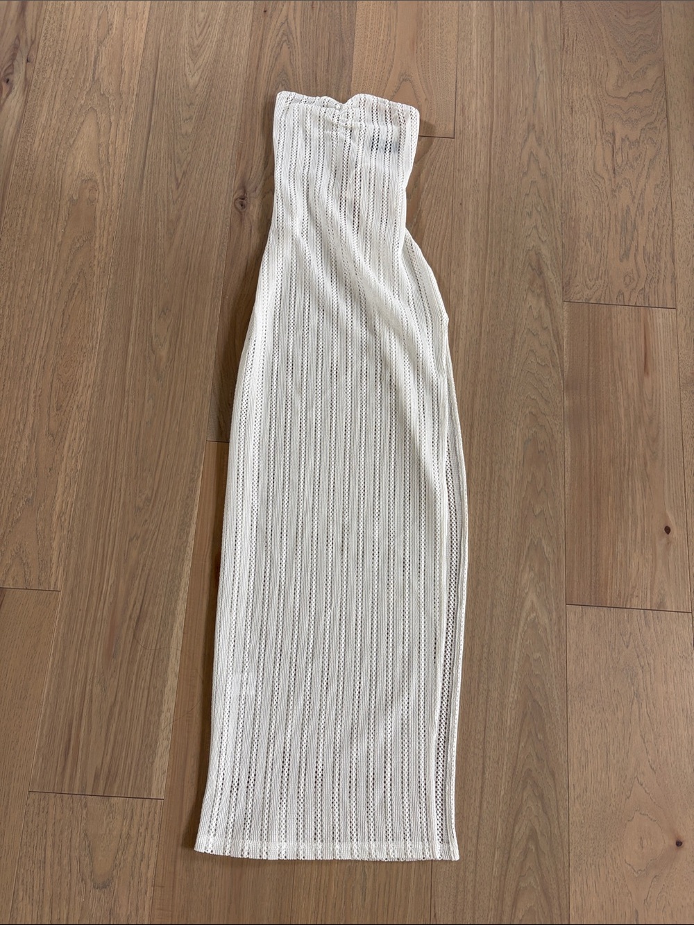 White fox swimsuit cover up
